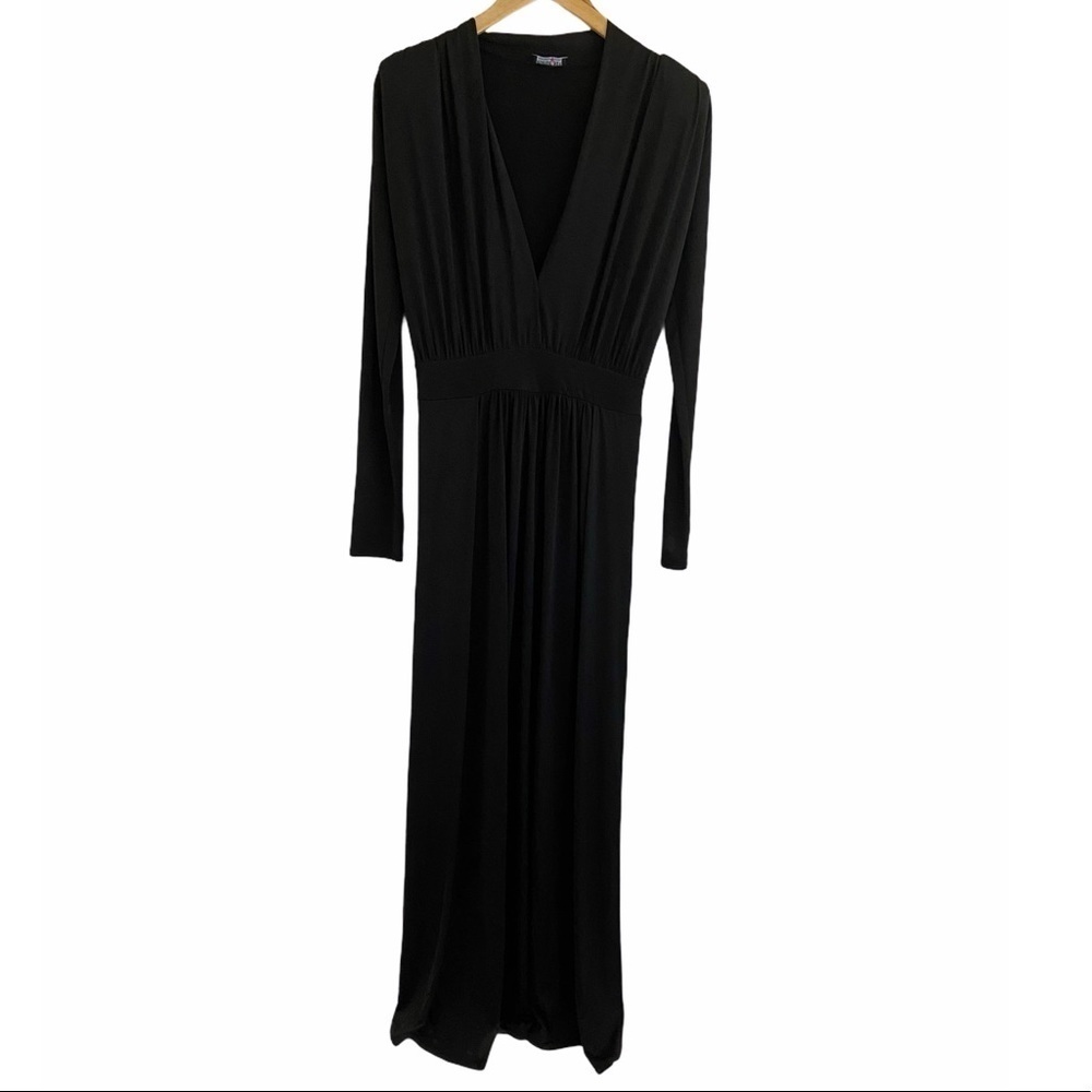 Fashion Nova Deep Plunge V-Neck Maxi Dress XL Sexy Feminine - Picture 2 of 9